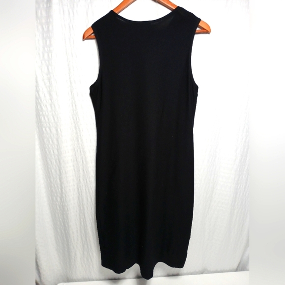 Eileen Fisher Sleeveless Viscose Midi Dress. Size XS - Picture 2 of 8